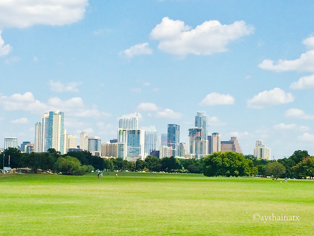 Austin Skyline from Zilker Park