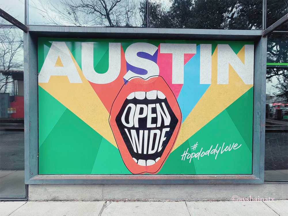 Austin Open Wide Mural